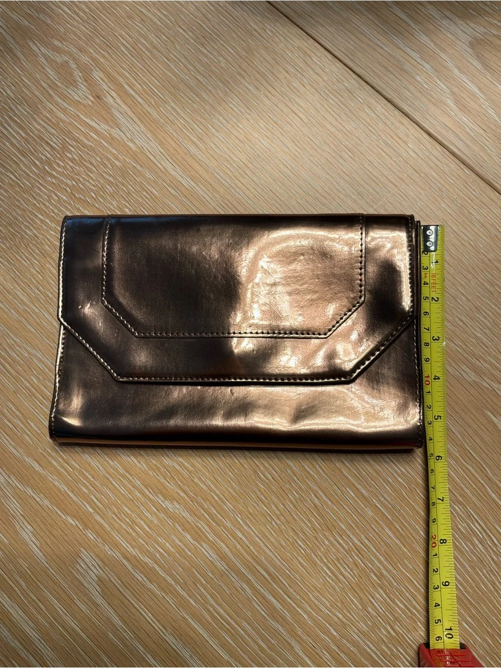 BCBGMaxAzria shiny metallic